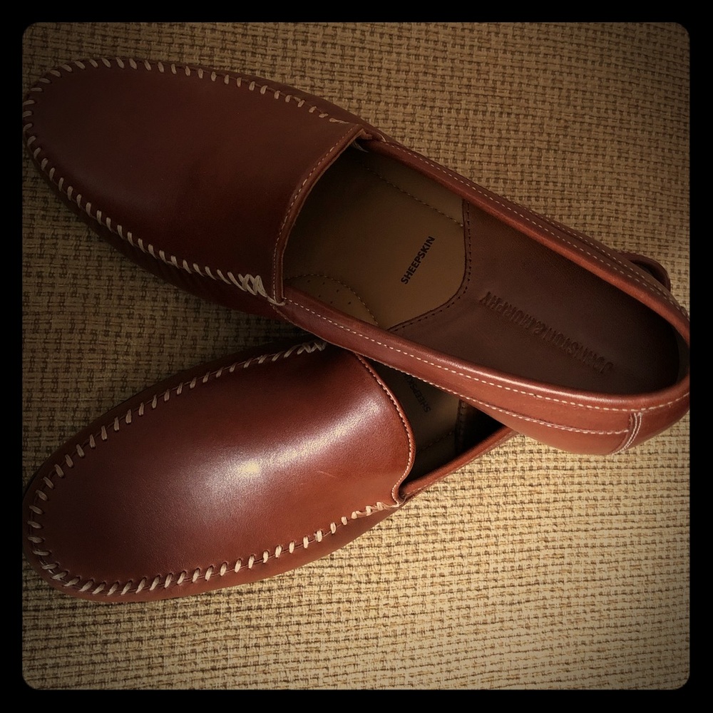 New Johnston & Murphy Cresswell Cognac 11 M